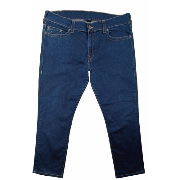 True Religion Geno Relaxed Slim Men's Stretch Denim Jeans Size 42x28 - Picture 2 of 15